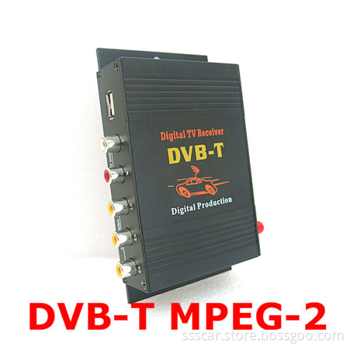 USB Slot MPEG-2 Car DVB-T of Car Digital TV Tuner Receiver Box
